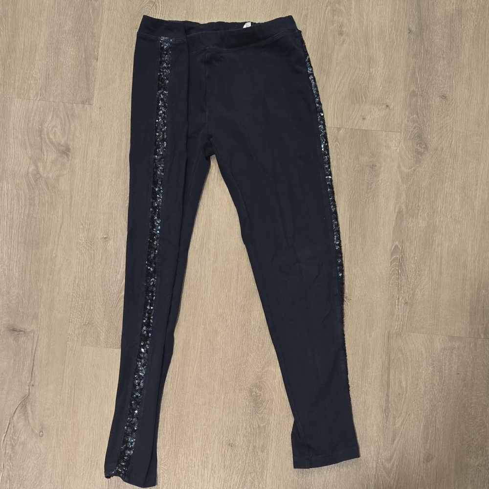 Joe Fresh Navy Leggings with Sequin Detail